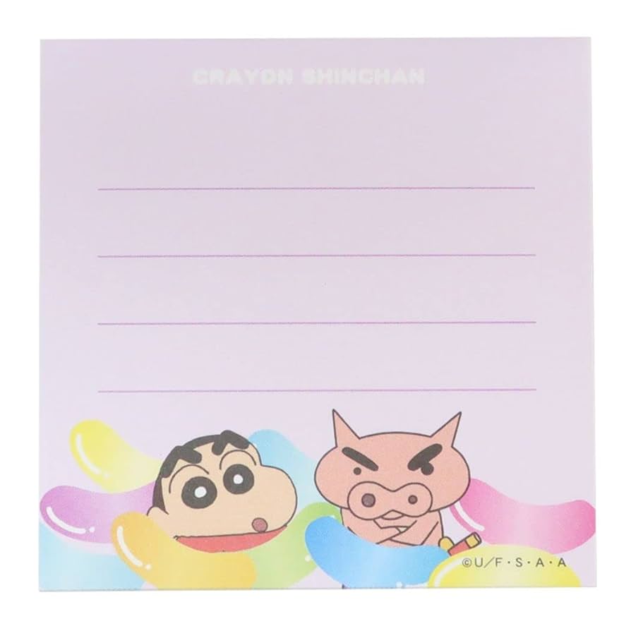 Amazon.co.jp: クレヨンしんちゃん[メモ帳]パッケージ風レイヤー